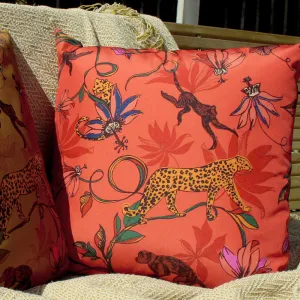 Wildlife Outdoor Cushion Orange