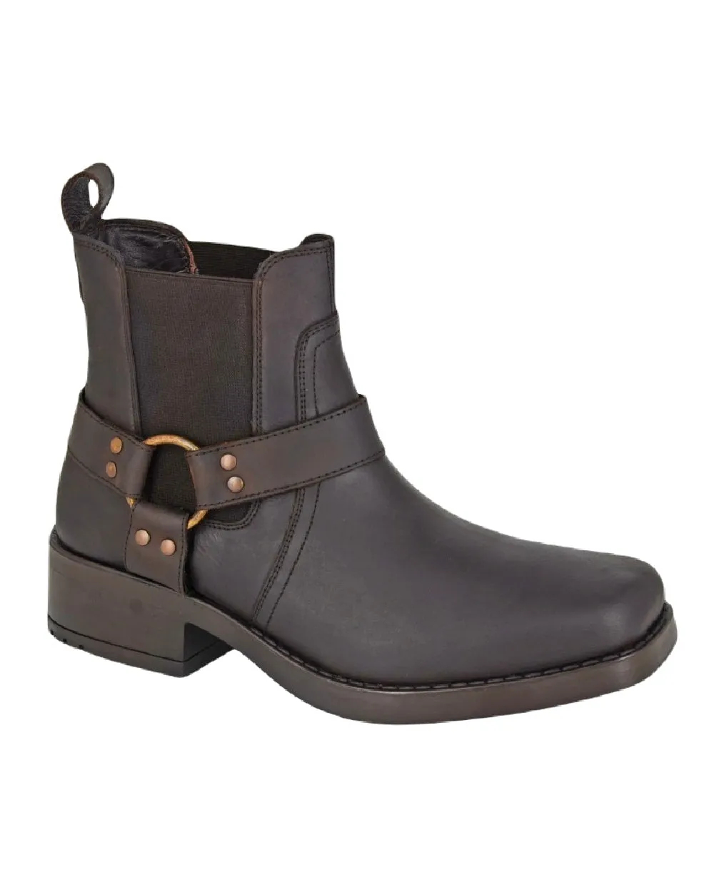 Woodland Low Harley Gusset Harness Boots