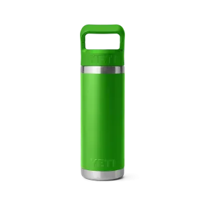 Yeti Rambler 18oz/532ml Bottle with Colour Match Straw Cap - Canopy Green