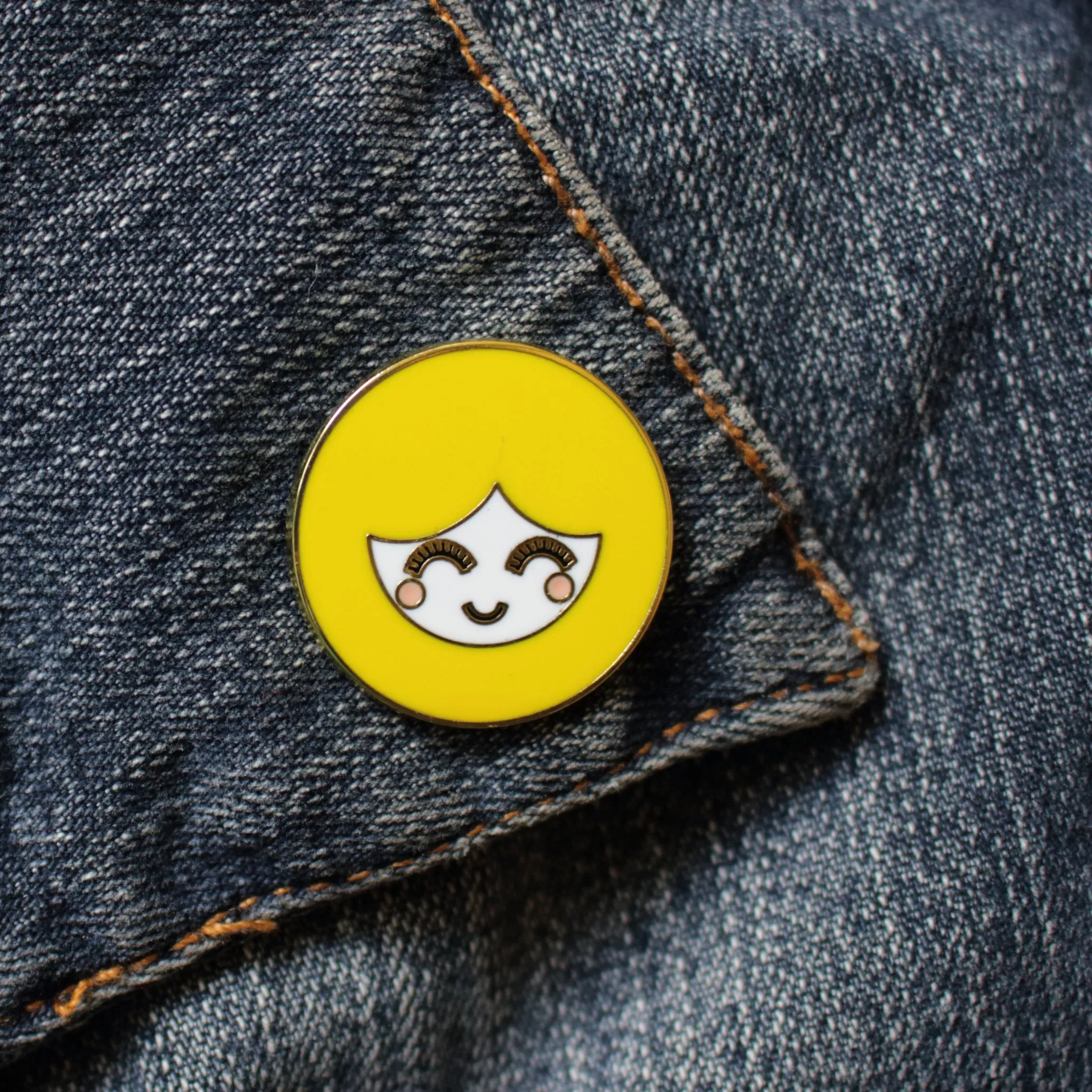 Yoko Enamel Pin