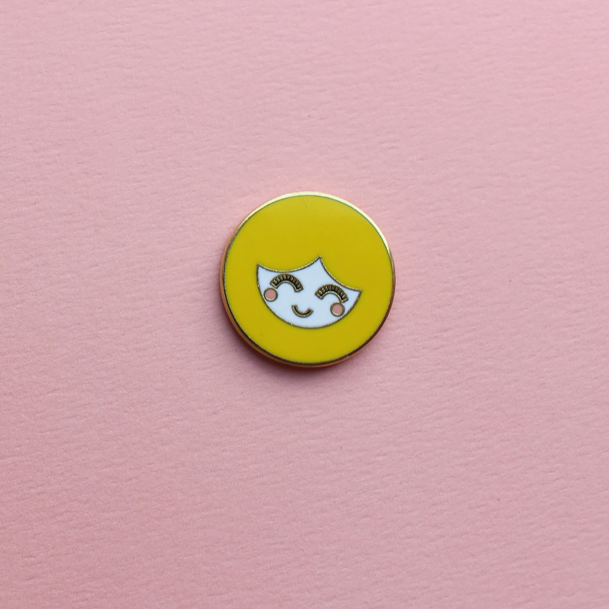 Yoko Enamel Pin