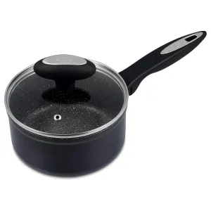 Zyliss Ultimate Non-Stick Saucepan With Lid For All Hobs Black